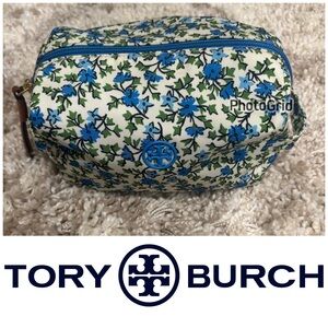 Tory Burch Floral Makeup Case/Makeup Bag
